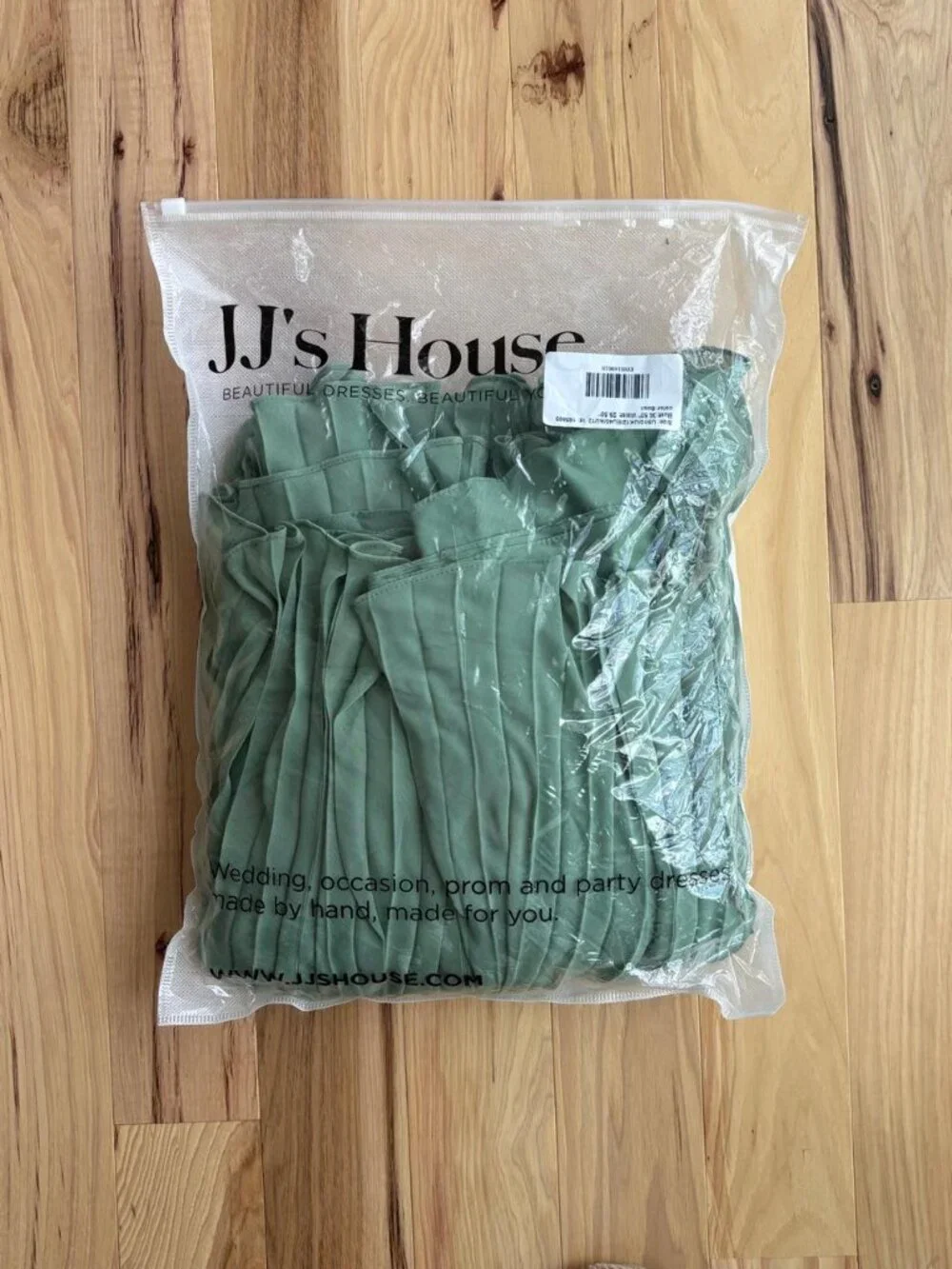JJ's House A-line Pleated Chiffon Dress